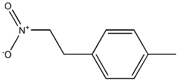 4-Methyl-1-(2-nitroethyl)benzene Struktur