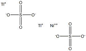 Thallium(I) nickel(II) sulfate Struktur