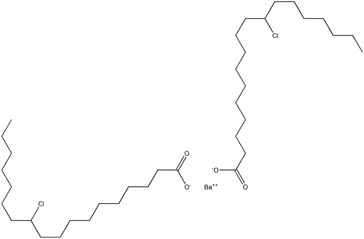 Bis(11-chlorooctadecanoic acid)barium salt Struktur