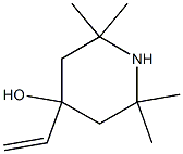 4-Ethenyl-2,2,6,6-tetramethyl-4-piperidinol Struktur