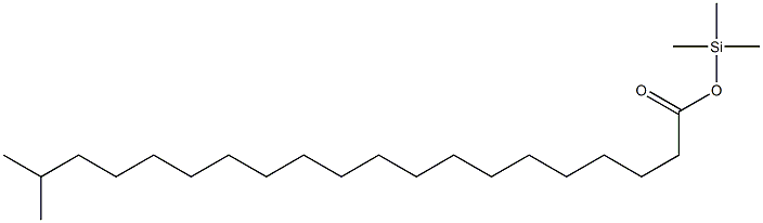 19-Methylicosanoic acid trimethylsilyl ester Struktur