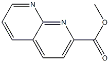 1,8-Naphthyridine-2-carboxylic acid methyl ester Struktur