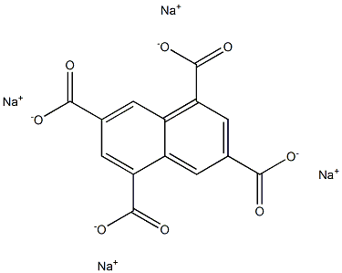 1,3,5,7-Naphthalenetetracarboxylic acid tetrasodium salt Struktur