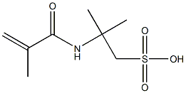 2-Methyl-2-(methacryloylamino)propane-1-sulfonic acid Struktur