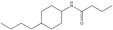 N-(4-Butylcyclohexyl)butyramide Struktur