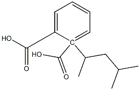 (+)-Phthalic acid hydrogen 1-[(S)-4-methylpentane-2-yl] ester Struktur