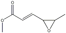 3-(3-Methyloxirane-2-yl)propenoic acid methyl ester Struktur