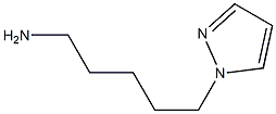 5-(1H-Pyrazol-1-yl)pentan-1-amine Struktur