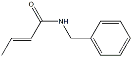 N-Benzyl-2-butenamide Struktur