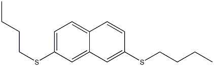 2,7-Di(butylthio)naphthalene Struktur