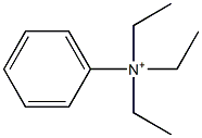 Phenyltriethylaminium Struktur