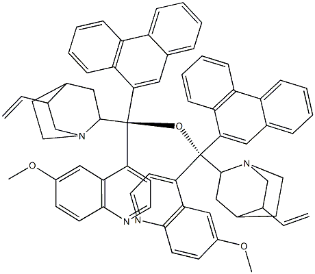 (9-Phenanthryl)[(9S)-6'-methoxycinchonan-9-yl] ether Struktur