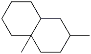 Decahydro-2,4a-dimethylnaphthalene Struktur