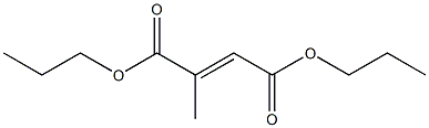 2-Methylfumaric acid dipropyl ester Struktur