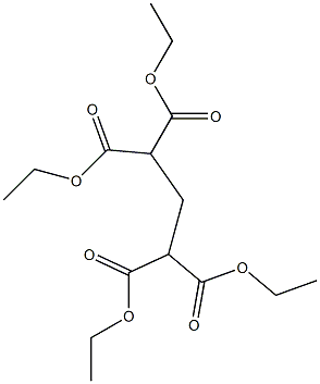 1,1,3,3-Propanetetracarboxylic acid tetraethyl ester Struktur