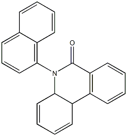 5-(1-Naphtyl)-4a,10b-dihydrophenanthridin-6(5H)-one Struktur