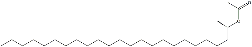 [S,(+)]-2-Tetracosanol acetate Struktur