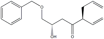 (4S,7S)-4-Vinyl-7-hydroxy-8-(benzyloxy)-1-octen-5-one Struktur