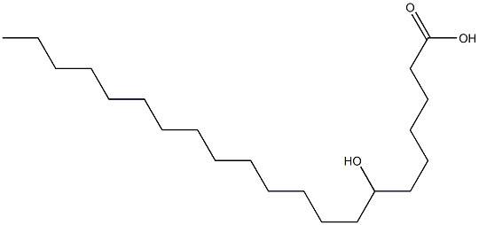 7-Hydroxyhenicosanoic acid Struktur