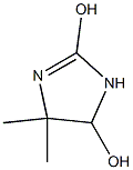 5,5-Dimethyl-3,4-dihydro-5H-imidazole-2,4-diol Struktur