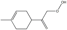 p-Mentha-1,8-dien-10-yl hydroperoxide Struktur