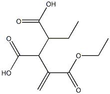 3-Butene-1,2,3-tricarboxylic acid 1,3-diethyl ester Struktur