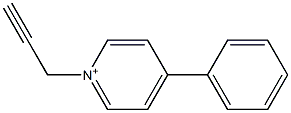 4-Phenyl-1-(2-propynyl)pyridinium Struktur