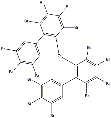 (3,4,5-Tribromophenyl)(2,3,4,5-tetrabromophenyl) ether Struktur