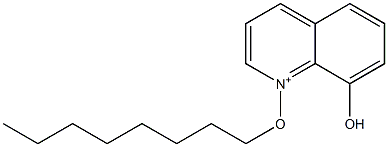 8-Hydroxy-1-octyloxyquinolinium Struktur