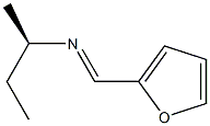 [R,(-)]-N-Furfurylidene-1-methyl-1-propanamine Struktur