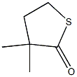 3,3-Dimethyltetrahydrothiophene-2-one Struktur