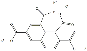 1,2,6,8-Naphthalenetetracarboxylic acid tetrapotassium salt Struktur