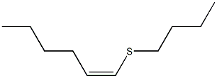 Butyl [(Z)-1-hexenyl] sulfide Struktur