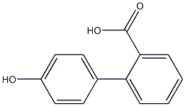 4'-Hydroxy-2-biphenylcarboxylic acid Struktur