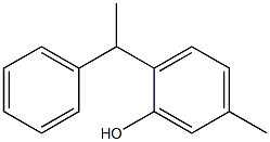 2-(1-Phenylethyl)-5-methylphenol Struktur