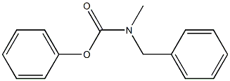 N-Methyl-N-benzylcarbamic acid phenyl ester Struktur