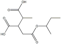 Butane-1,2,3-tricarboxylic acid 3-butyl ester Struktur