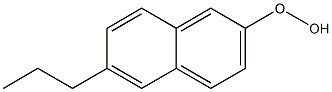 6-Propyl-2-naphtyl hydroperoxide Struktur