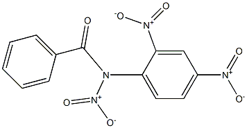 N-Nitro-N-(2,4-dinitrophenyl)benzamide Struktur