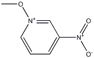 3-Nitro-1-methoxypyridin-1-ium Struktur