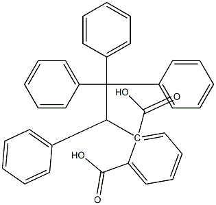 (+)-Phthalic acid hydrogen 1-[(R)-1,2,2,2-tetraphenylethyl] ester Struktur