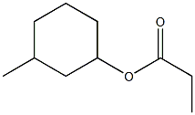 Propionic acid 3-methylcyclohexyl ester Struktur