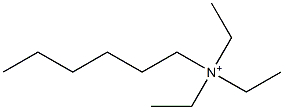 Hexyltriethylammonium Struktur