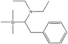 N,N-Diethyl-1-(trimethylsilyl)2-phenylethylamine Struktur