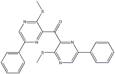 Phenyl[2-(methylthio)pyrazin-3-yl] ketone Struktur