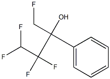 2-Phenyl-1,3,3,4,4-pentafluoro-2-butanol Struktur