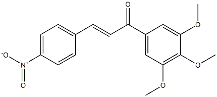 4-Nitro-3',4',5'-trimethoxy-trans-chalcone Struktur