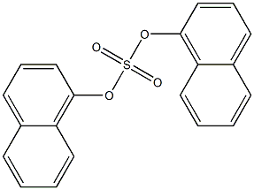 Sulfuric acid bis(1-naphthalenyl) ester Struktur