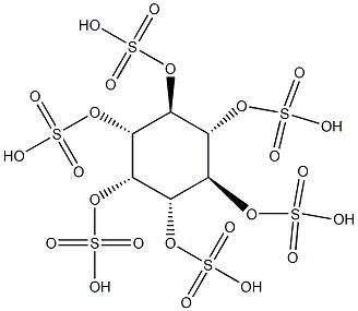 D-myo-Inositol hexasulfate Struktur