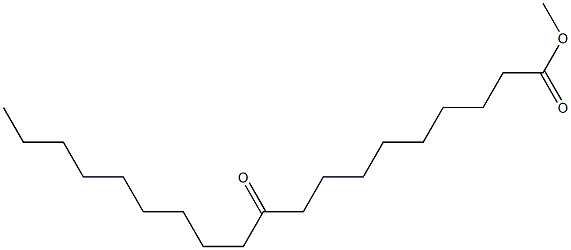 10-Oxononadecanoic acid methyl ester Struktur